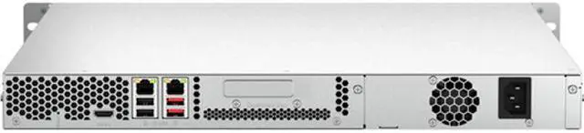 Alt view image 4 of 4 - QNAP 1U 4-Bay Rackmount NAS (Intel Celeron N5105/N5095 4-Core/4-Thread Processor, 8GB)