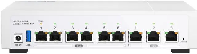Alt view image 6 of 6 - QHora-322: 2.5/10G high speed QuWAN VPN router. 3 x 10GBase-T, 6 x 2.5GbE Port