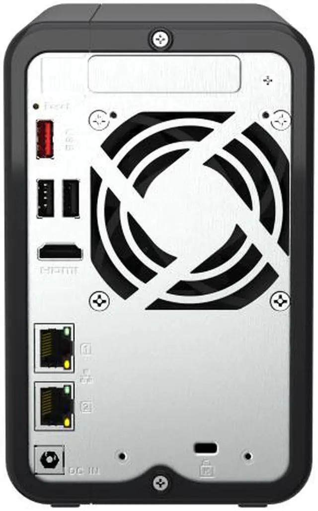Alt view image 7 of 7 - QNAP TS-264 2-Bay High-Performance Desktop NAS. Intel 4C/4T Processor, burst up to 2.9GHz with 8GB DDR4 RAM On-Board, 2 x 2.5GbE, 2 x M.2 2280 PCIe Gen 3 x1, 1 x PCIe Gen3 x2 slot for network/storage expansion.