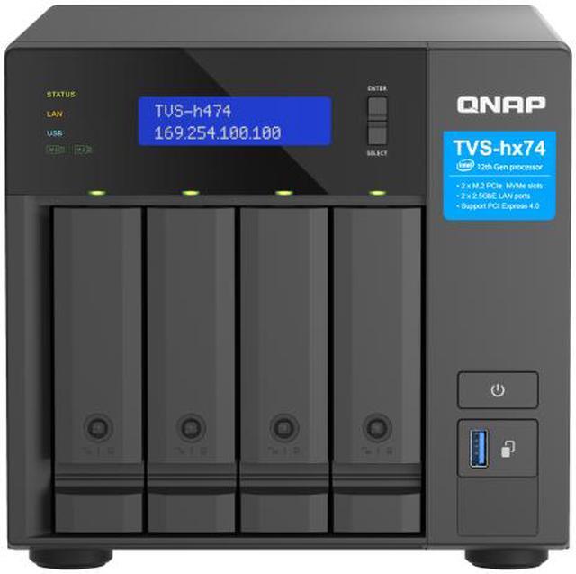 Alt view image 3 of 8 - QNAP Ultra-High Speed 6 Bay NAS. Intel® Core™ i5-12400 6C/12T, 32GB RAM DDR4 RAM, 3.5"/2.5" HDD/SSD slot x 6, M.2 PCIe SSD Gen4 x 4 slot x 2, 2.5GbE x 2, PCIe Gen4 slots, HDMI 1.4b, USB 3.2 Gen 2, 250W PSU