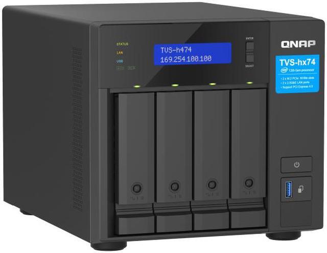 Alt view image 4 of 8 - QNAP Ultra-High Speed 6 Bay NAS. Intel® Core™ i5-12400 6C/12T, 32GB RAM DDR4 RAM, 3.5"/2.5" HDD/SSD slot x 6, M.2 PCIe SSD Gen4 x 4 slot x 2, 2.5GbE x 2, PCIe Gen4 slots, HDMI 1.4b, USB 3.2 Gen 2, 250W PSU