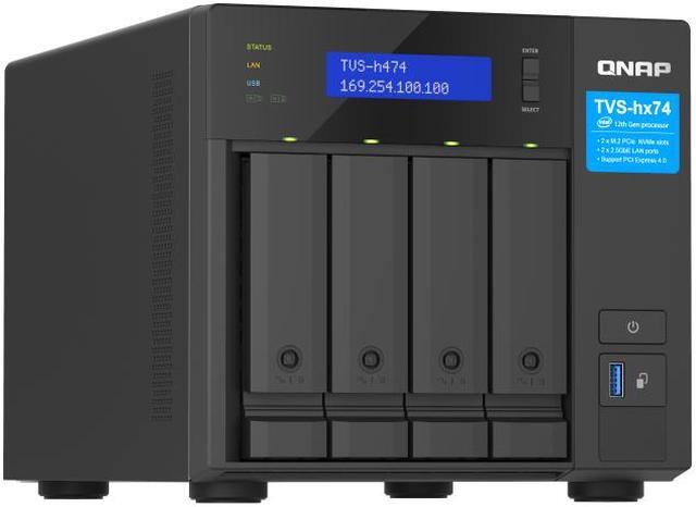 Alt view image 5 of 8 - QNAP Ultra-High Speed 6 Bay NAS. Intel® Core™ i5-12400 6C/12T, 32GB RAM DDR4 RAM, 3.5"/2.5" HDD/SSD slot x 6, M.2 PCIe SSD Gen4 x 4 slot x 2, 2.5GbE x 2, PCIe Gen4 slots, HDMI 1.4b, USB 3.2 Gen 2, 250W PSU