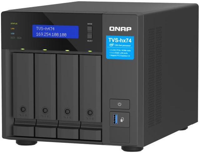 Alt view image 8 of 8 - QNAP Ultra-High Speed 6 Bay NAS. Intel® Core™ i5-12400 6C/12T, 32GB RAM DDR4 RAM, 3.5"/2.5" HDD/SSD slot x 6, M.2 PCIe SSD Gen4 x 4 slot x 2, 2.5GbE x 2, PCIe Gen4 slots, HDMI 1.4b, USB 3.2 Gen 2, 250W PSU