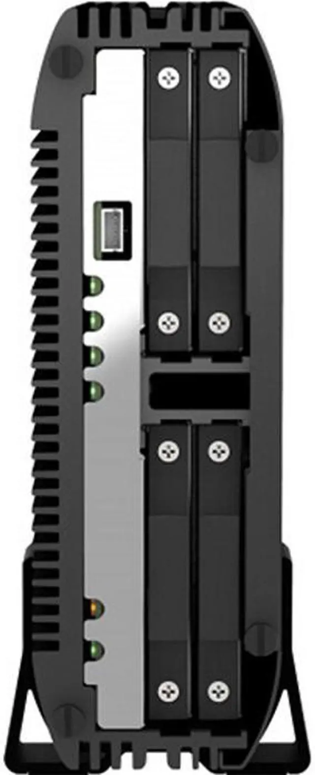 Alt view image 5 of 6 - QNAP TS-410E-8G-US 4 Bay Professional fanless Desktop NAS with Intel Celeron Quad-core Processor, 8 GB DDR4 RAM and Dual 2.5GbE (2.5G/1G/100M) Network Connectivity (Diskless)