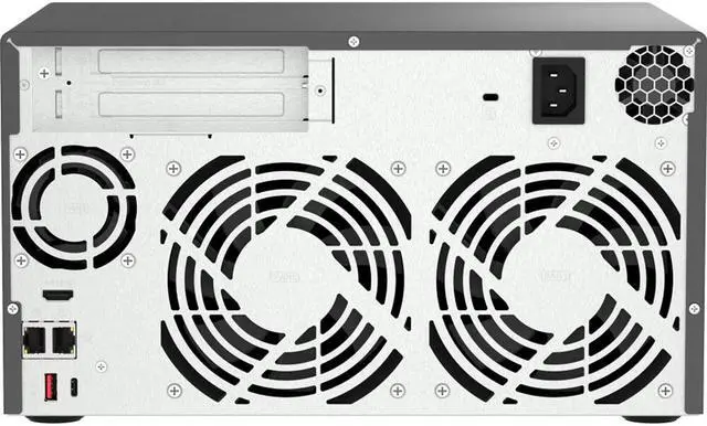 Alt view image 3 of 4 - Qnap 8 Bay High-Speed Desktop NAS Enclosure TVS-h874-i7-32G-US