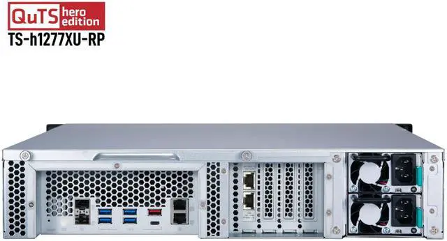 Alt view image 2 of 2 - QNAP TS-H1277XU-RP-3700X-32G-US Network - Rackmount NAS