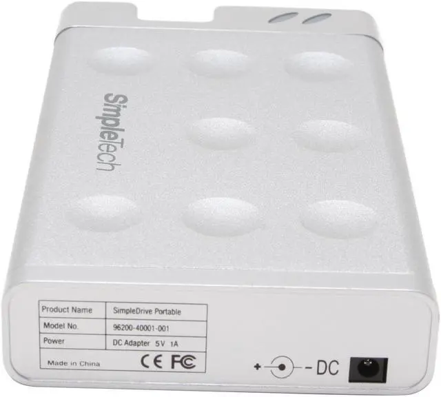 Alt view image 2 of 6 - SimpleTech SimpleDrive 60GB USB 2.0 2.5" External Hard Drive STI-USB25/60