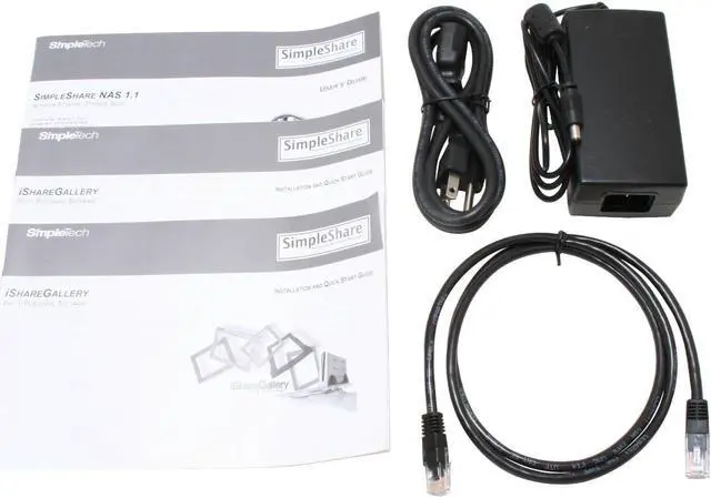 Alt view image 3 of 5 - SimpleTech STI-NAS/500 500GB SimpleShare NAS
