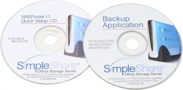 Alt view image 4 of 5 - SimpleTech STI-NAS/500 500GB SimpleShare NAS