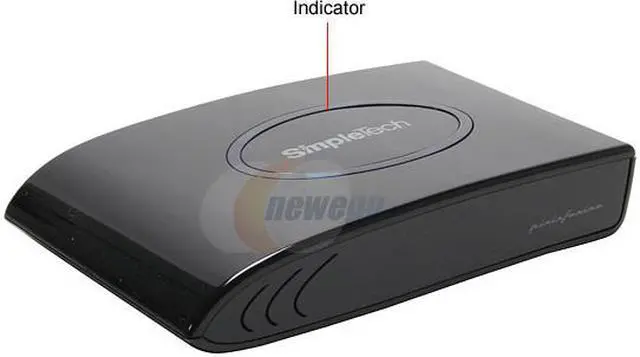 Alt view image 2 of 9 - SimpleTech SimpleDrive 500GB USB 2.0 / Firewire400 3.5" External Hard Drive (designed by Pininfarina) SP-UF35/500