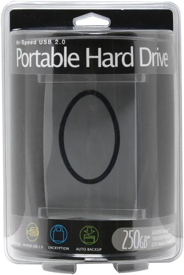 Alt view image 2 of 2 - SimpleTech SimpleDrive Portable 250GB USB 2.0 2.5" External Hard Drive (designed by Pininfarina) SP-U25/250
