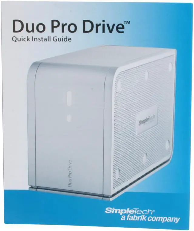 Alt view image 6 of 8 - SimpleTech Duo Pro 1TB USB 2.0 / eSATA 3.5" External Hard Drive FP-UFE2/1TB
