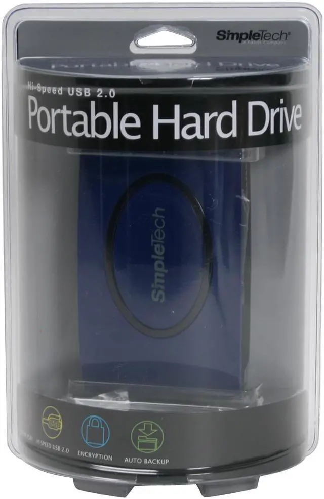 Alt view image 2 of 2 - SimpleTech SimpleDrive Portable 320GB USB 2.0 2.5" External Hard Drive (designed by Pininfarina) SP-U25/320