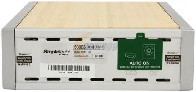 Alt view image 4 of 6 - SimpleTech [re]drive Turbo USB 2.0 External 500GB Hard Drive
