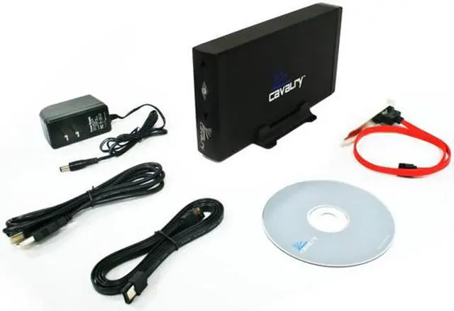 Alt view image 4 of 4 - Cavalry "Pre-Formatted" CAXM37250 250GB 7200 RPM USB 2.0 / eSATA 3.0Gbps External Hard Drive