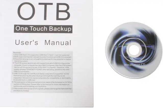 Alt view image 4 of 5 - Cavalry "Pre-formatted" CAUH25120 120GB 5400 RPM USB 2.0 With One Touch OS Backup External Hard Drive