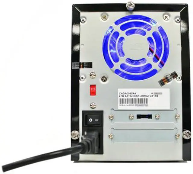Alt view image 3 of 4 - Cavalry 4-bay RAID Disk Array (RAID 5) eSATA 4TB (4x1TB) External Hard Drive -CADA004SA4