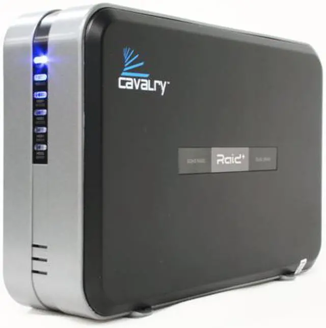 Main image of Cavalry 2-Bay RAID Disk Array (RAID 1) USB 2.0/FireWire 400/FireWire 800 1TB (2x500GB) 7200RPM 16MB Cache External Hard Drive - CADA001C32A
