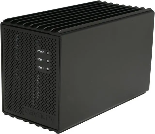 Main image of Cavalry CADA 2TB USB 2.0 / eSATA 3.5" External Hard Drive w/2-bay RAID Disk Array CADA002SA2-B