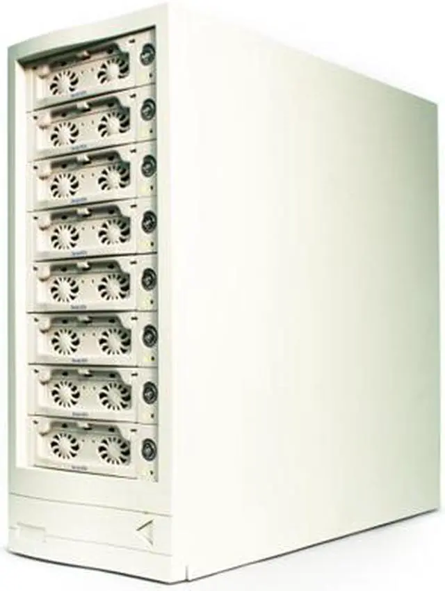 Alt view image 2 of 4 - Cavalry 8TB eSATA 8-bay RAID Disk Array PC/Mac compatible CADA008SA8
