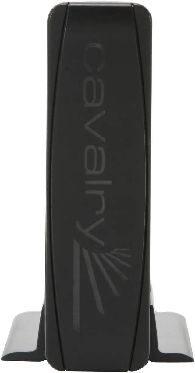 Alt view image 2 of 5 - Cavalry CAUM 320GB USB 2.0 3.5" External Hard Drive CAUM37320-B Black