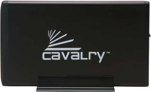 Alt view image 3 of 5 - Cavalry CAUM 320GB USB 2.0 3.5" External Hard Drive CAUM37320-B Black
