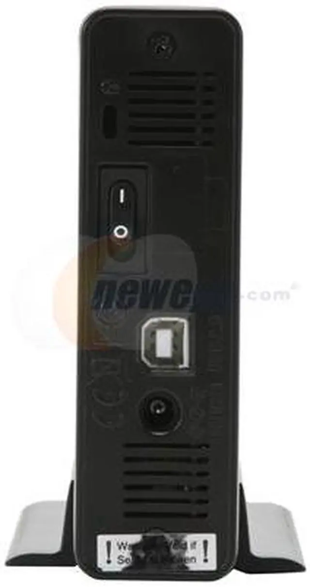 Alt view image 4 of 5 - Cavalry CAUM 320GB USB 2.0 3.5" External Hard Drive CAUM37320-B Black