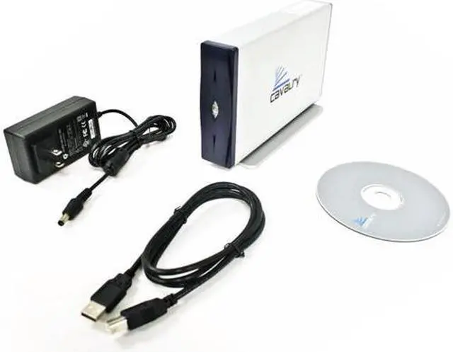 Alt view image 4 of 4 - Cavalry CAUO Series 1TB USB 2.0 3.5" External Hard Drive with OTB for PC CAUO3701T0