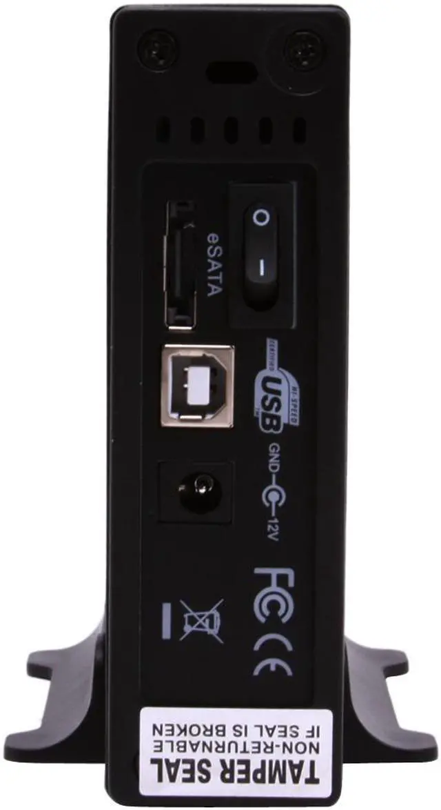 Alt view image 4 of 4 - Cavalry CAXB Series 1TB USB 2.0 / eSATA 7200RPM 16MB Cache External Hard Drive - CAXB3701T0