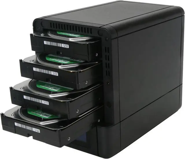 Alt view image 2 of 7 - Cavalry CAND Series 4TB Network Storage with RAID 5 CAND3004T04