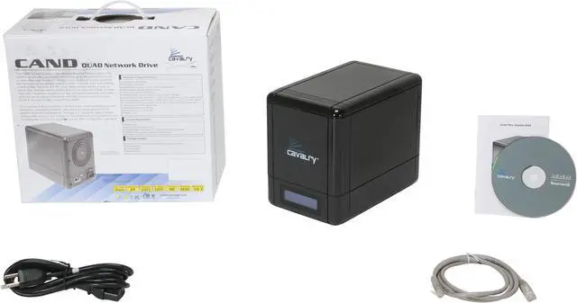 Alt view image 7 of 7 - Cavalry CAND Series 4TB Network Storage with RAID 5 CAND3004T04