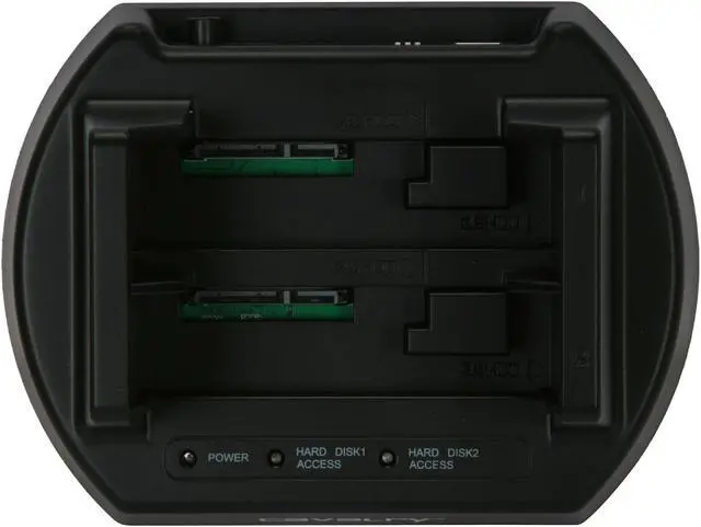 Alt view image 8 of 9 - Cavalry 2-Bay USB 2.0 Dock & Two (2) 7200 RPM 16MB 1TB SATA Hard Drives