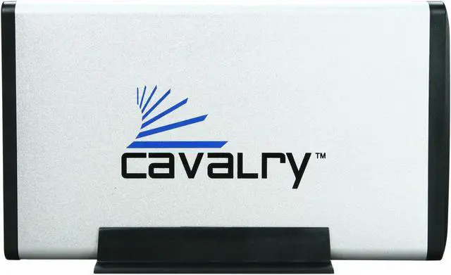 Alt view image 3 of 5 - Cavalry CAXA Series 2TB USB 2.0 / eSATA 3.5" External Hard Drive CAXA3702T0 Silver