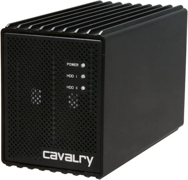 Main image of Cavalry CADA-SA2-B Series 4TB (2x 2TB) eSATA 3.5" 2-Bay RAID Disk Array External Hard Drive CADA004SA2-B Black