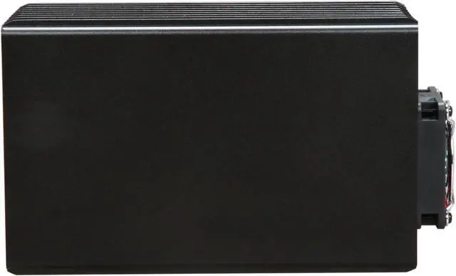 Alt view image 3 of 5 - Cavalry CADA-SA2-B Series 4TB (2x 2TB) eSATA 3.5" 2-Bay RAID Disk Array External Hard Drive CADA004SA2-B Black