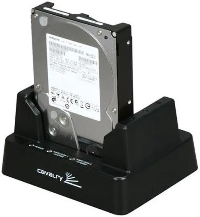 Main image of Cavalry CAHDD 1TB USB 3.0 2.5" or 3.5" 2-bay Dock CAHDD330010T01 Black