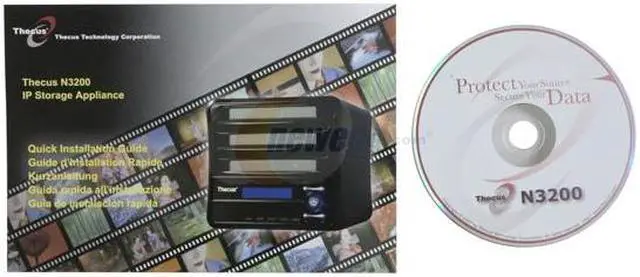 Alt view image 4 of 5 - Thecus N3200 Diskless System RAID 5 Security Network Storage