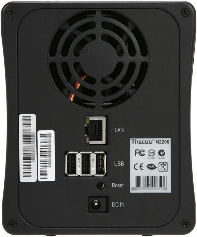 Alt view image 4 of 5 - Thecus N2200 Diskless System Network Storage