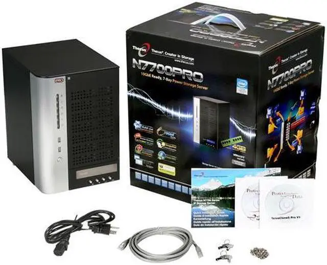 Alt view image 8 of 16 - Thecus N7700PRO Diskless System 10GbE Ready, 7-Bay Power Storage Server