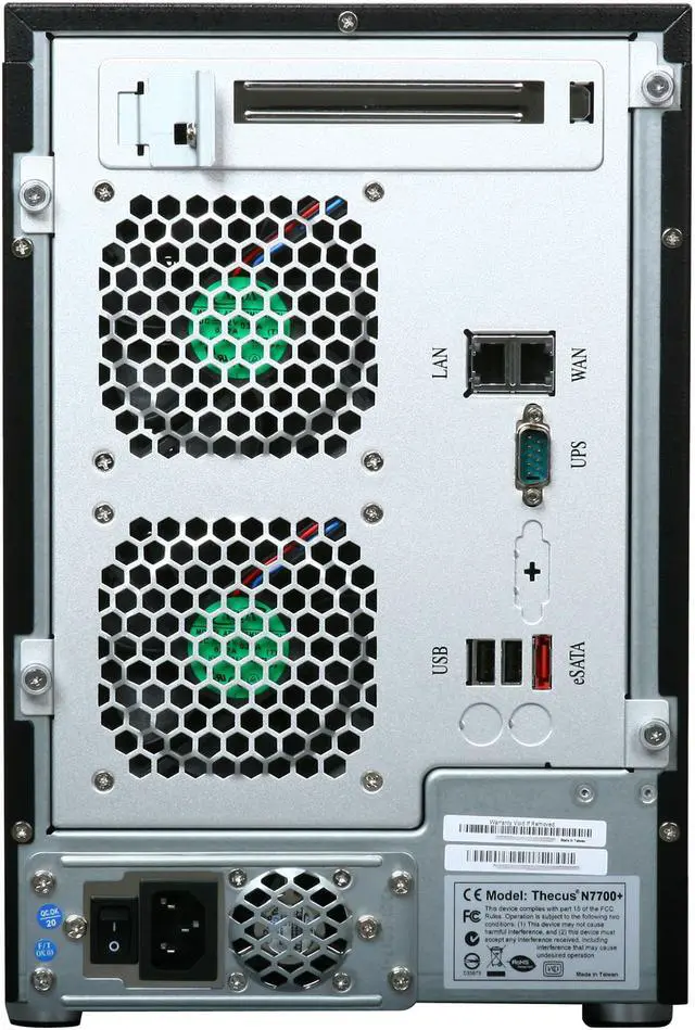 Alt view image 4 of 5 - Thecus N7700+ Diskless System Network Attached Storage