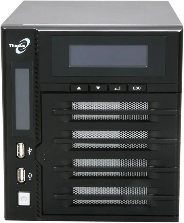 Alt view image 2 of 6 - Thecus N4200PRO Diskless System Zero-Crash NAS with Mini UPS for SMB