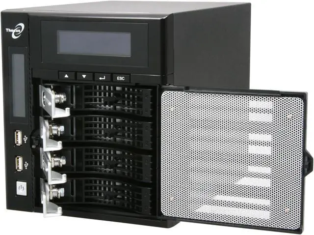 Alt view image 3 of 6 - Thecus N4200PRO Diskless System Zero-Crash NAS with Mini UPS for SMB