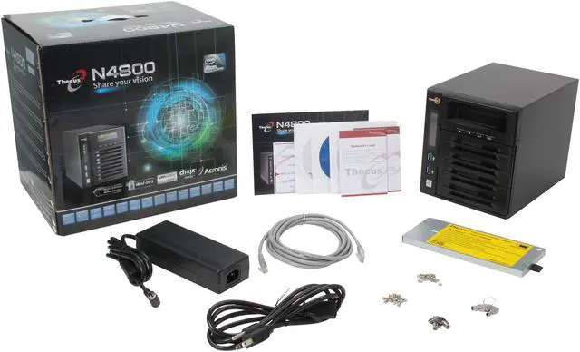 Alt view image 6 of 6 - Thecus N4800 Diskless System NAS Server | SMB
