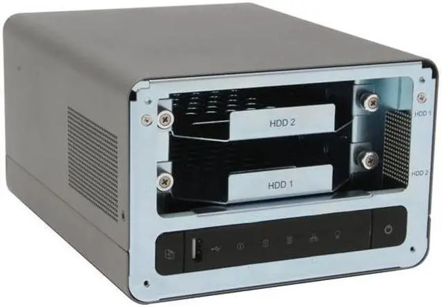 Alt view image 3 of 7 - QNAP TS-201 2-Bay, RAID 1 Hot Swappable All-in-One NAS