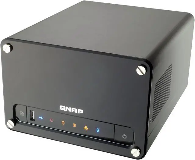 Main image of QNAP TS-201 2-Bay, RAID 1 Hot Swappable All-in-One NAS