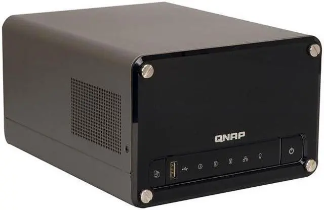 Alt view image 2 of 7 - QNAP TS-201 2-Bay, RAID 1 Hot Swappable All-in-One NAS