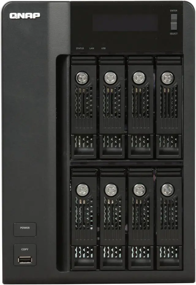Alt view image 2 of 5 - QNAP TS-809 PRO-US Turbo NAS