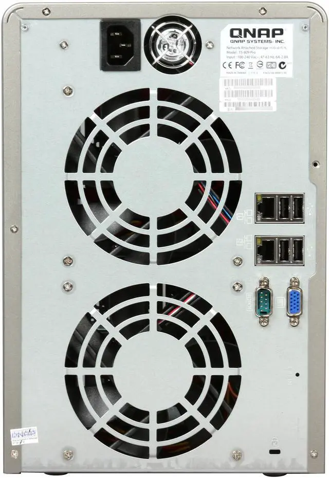 Alt view image 4 of 5 - QNAP TS-809 PRO-US Turbo NAS