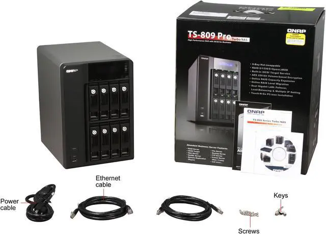 Alt view image 5 of 5 - QNAP TS-809 PRO-US Turbo NAS