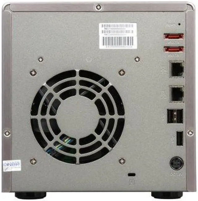 Alt view image 5 of 6 - QNAP TS-419P-US Diskless System Turbo NAS Server with iSCSI for SMB and SOHO Users